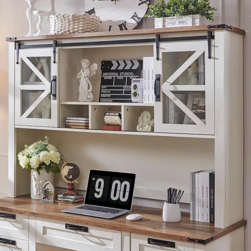 42  Farmhouse Desk Hutch, Only Match Afulyperfllc's Farmhouse Desk