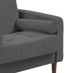 Poltrona d'Appoggio in Velluto a Coste, Stile Mid-Century, Singola o Set da 2