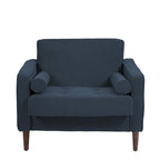 Poltrona d'Appoggio in Velluto a Coste, Stile Mid-Century, Singola o Set da 2