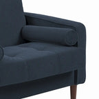 Poltrona d'Appoggio in Velluto a Coste, Stile Mid-Century, Singola o Set da 2