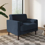 Poltrona d'Appoggio in Velluto a Coste, Stile Mid-Century, Singola o Set da 2