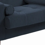 Poltrona d'Appoggio in Velluto a Coste, Stile Mid-Century, Singola o Set da 2