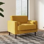 Poltrona d'Appoggio in Velluto a Coste, Stile Mid-Century, Singola o Set da 2