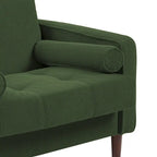 Poltrona d'Appoggio in Velluto a Coste, Stile Mid-Century, Singola o Set da 2