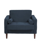 Poltrona d'Appoggio in Velluto a Coste, Stile Mid-Century, Singola o Set da 2