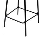 Hand Woven Bar Stools with Back Set of 2 Paper Rope Round Barstools with Footrest for Kitchen Island & Dining Rooms