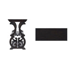 Tavolo a Consolle intagliato in Legno – Rosso Bacca / Verde Salvia Antico / Rovere / Nero Antico