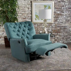 Poltrona reclinabile elettrica in tessuto trapuntato, multicolore, monoposto, gambe nere