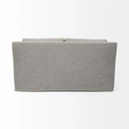 Divano Due Posti con Fodera Rimovibile – Beige / Grigio Ghiaccio / Grigio Antracite