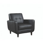 Poltrona singola Black & Cappuccino Transitional Accent