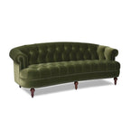 Divano Chesterfield in velluto con bottoni, a 3 posti, colori assortiti