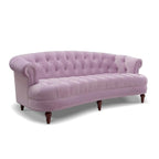 Divano Chesterfield in velluto con bottoni, a 3 posti, colori assortiti