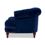Divano Chesterfield in velluto con bottoni, a 3 posti, colori assortiti