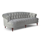 Divano Chesterfield in velluto con bottoni, a 3 posti, colori assortiti