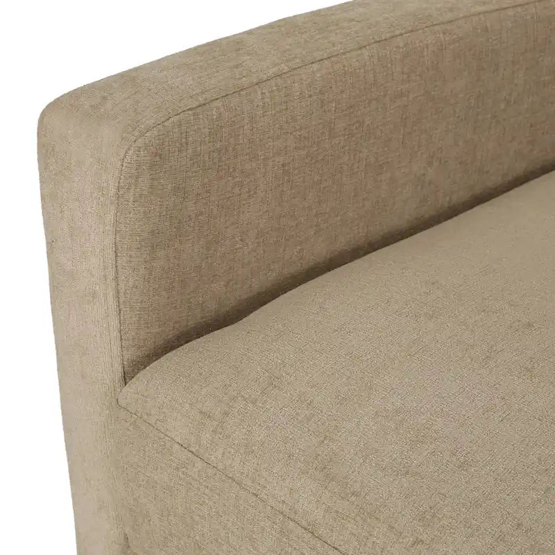 Poltrona reclinabile pushback in tessuto marrone, stile contemporaneo, monoposto