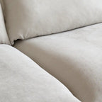 Divano componibile a L bianco / beige / nero, 2 / 3 / 4 posti