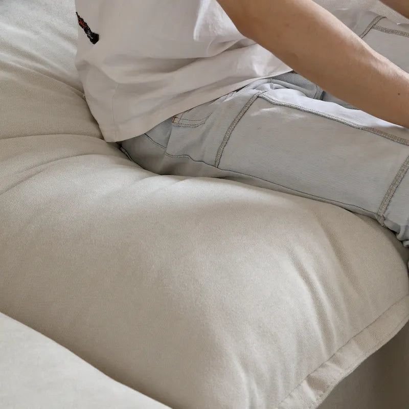 Divano componibile a L bianco / beige / nero, 2 / 3 / 4 posti