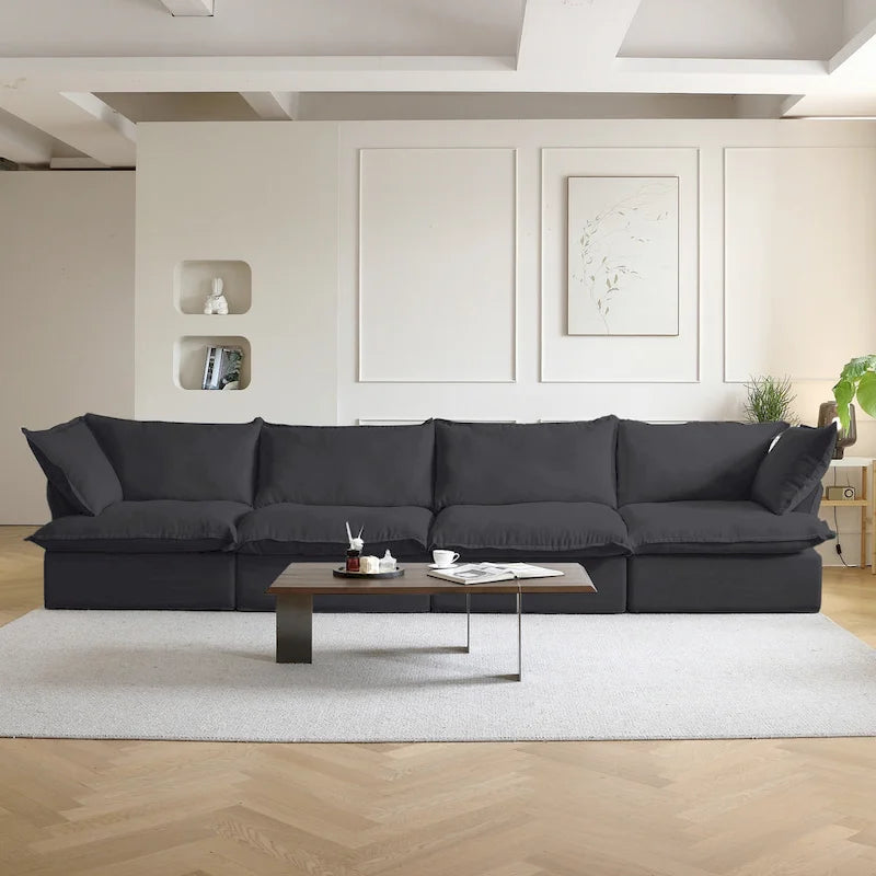 Divano componibile a L bianco / beige / nero, 2 / 3 / 4 posti