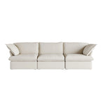 Divano componibile a L bianco / beige / nero, 2 / 3 / 4 posti