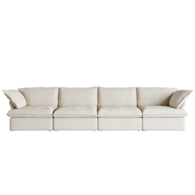Divano componibile a L bianco / beige / nero, 2 / 3 / 4 posti