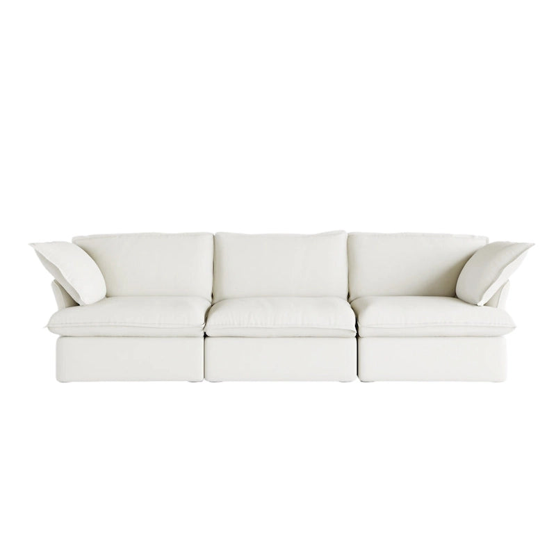 Divano componibile a L bianco / beige / nero, 2 / 3 / 4 posti