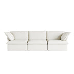 Divano componibile a L bianco / beige / nero, 2 / 3 / 4 posti