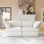 Divano componibile a L bianco / beige / nero, 2 / 3 / 4 posti
