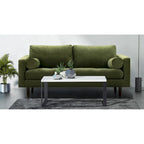 Poly & Bark Napa 72  Velvet Fabric Sofa