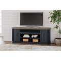Signature Design by Ashley Brown and Blue Landocken 83  TV Stand - 83 W x 20 D x 33 H