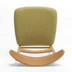 Set di 4 sedie da pranzo senza braccioli di metà secolo color tè verde/beige/menta/grigio