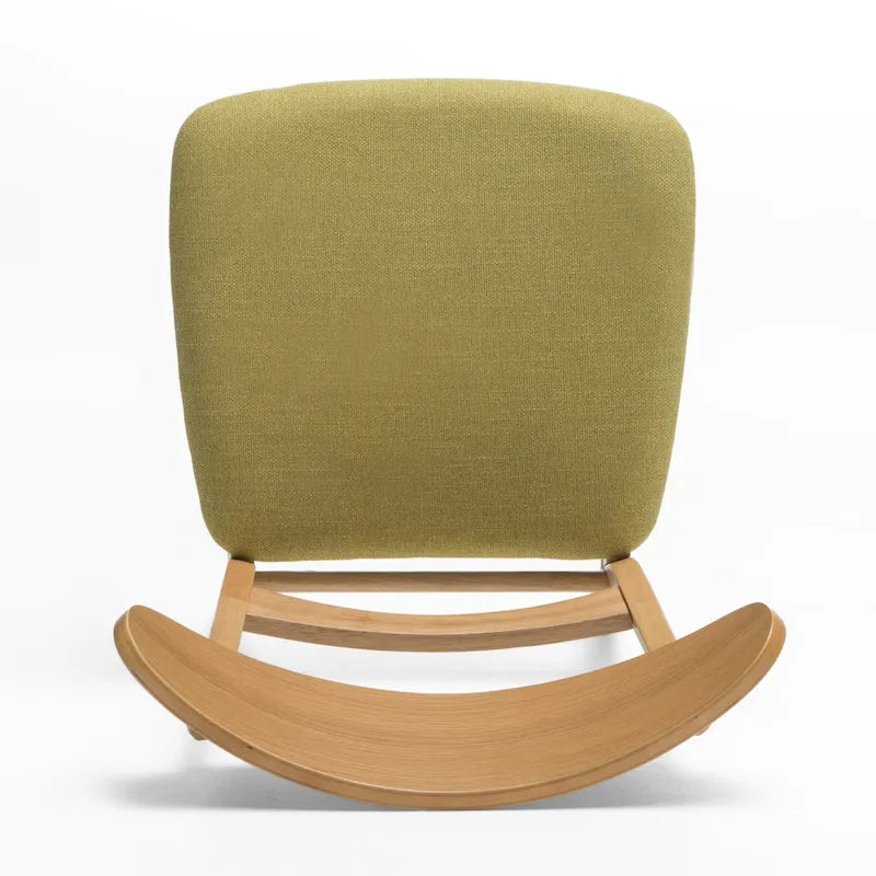 Set di 4 sedie da pranzo senza braccioli di metà secolo color tè verde/beige/menta/grigio