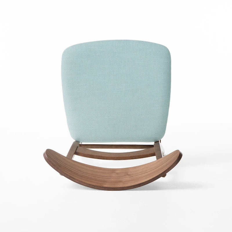 Set di 4 sedie da pranzo senza braccioli di metà secolo color tè verde/beige/menta/grigio