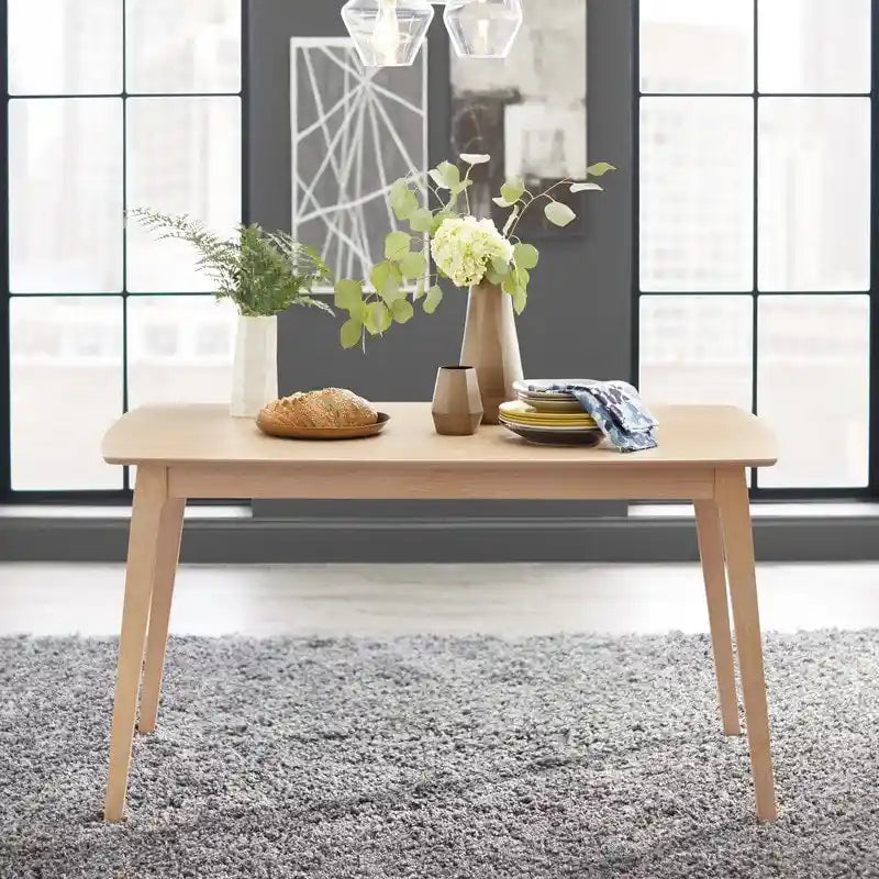 Arancio/Faggio, Grigio Chiaro, Giallo, Grigio Scuro, Verde Blu Scuro – Set da pranzo Mid-Century per 4 persone