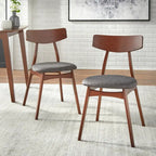 Arancio/Faggio, Grigio Chiaro, Giallo, Grigio Scuro, Verde Blu Scuro – Set da pranzo Mid-Century per 4 persone