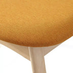 Arancio/Faggio, Grigio Chiaro, Giallo, Grigio Scuro, Verde Blu Scuro – Set da pranzo Mid-Century per 4 persone