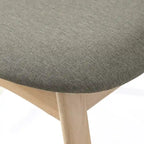 Arancio/Faggio, Grigio Chiaro, Giallo, Grigio Scuro, Verde Blu Scuro – Set da pranzo Mid-Century per 4 persone