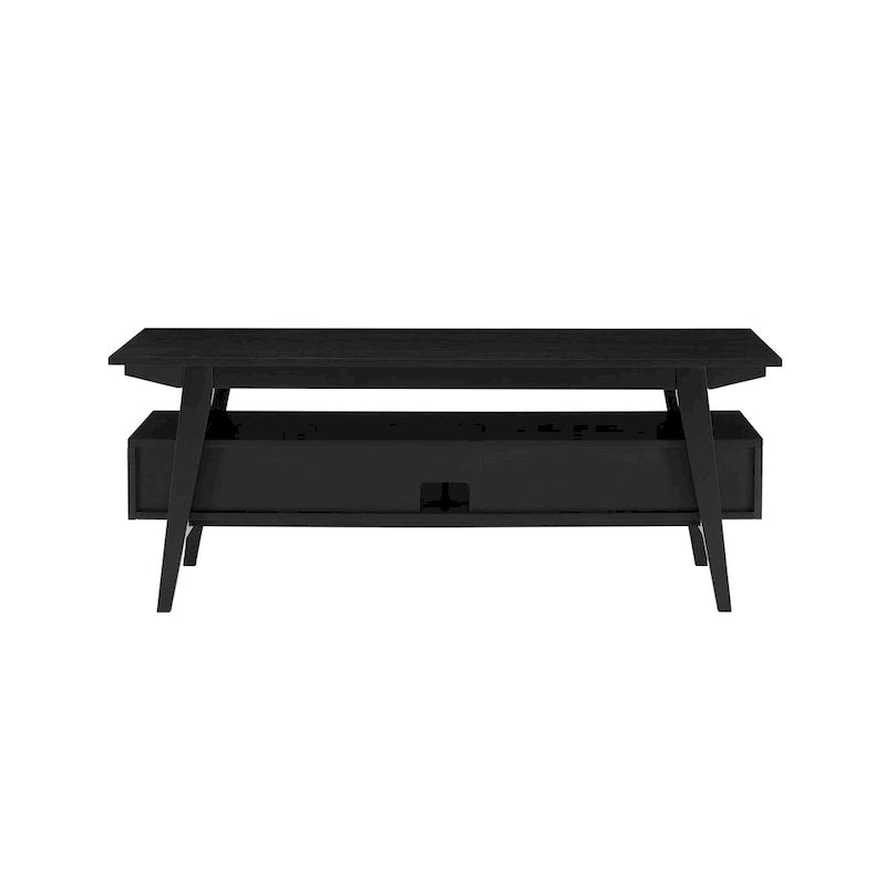 Mobile TV nero/cenere inglese 47", 2 ripiani, adatto fino a 50"