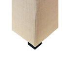 Pouf quadrato con bottoni beige / verde / grigio / grigio scuro, 1 posto