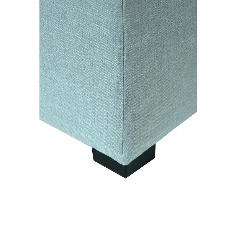Pouf quadrato con bottoni beige / verde / grigio / grigio scuro, 1 posto