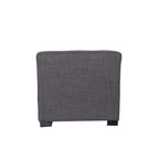 Pouf quadrato con bottoni beige / verde / grigio / grigio scuro, 1 posto