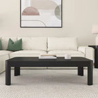 Tavolino da Caffè Rettangolare in Noce, Legno Massello, 1 Pezzo