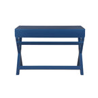 Scrivania da scrittura con cassetti X-Frame turchese/blu navy/grigio, 1 persona