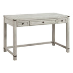 Scrivania rustica industriale, legno/finitura anticata, marrone/bianco sporco, 1 persona