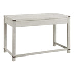 Scrivania rustica industriale, legno/finitura anticata, marrone/bianco sporco, 1 persona