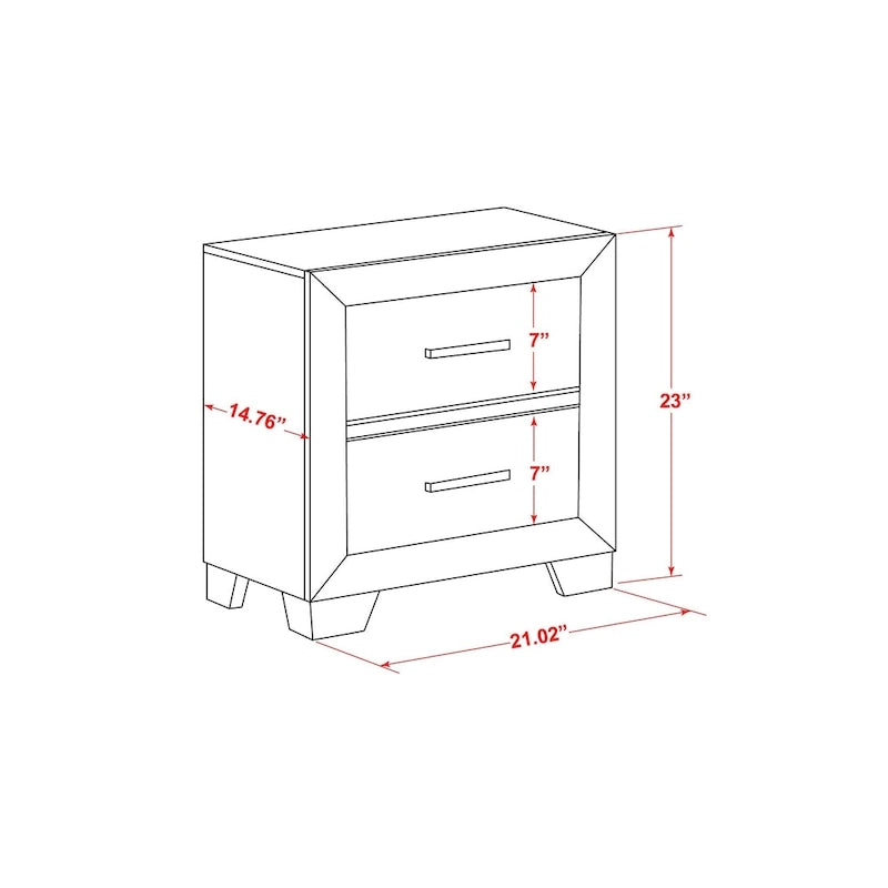 Set camera da letto Queen bianco, stile moderno, legno ingegnerizzato, 1 persona (opzioni da 2 a 6 pezzi)