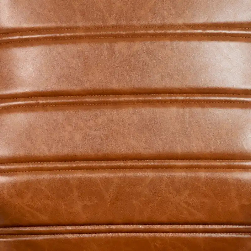 Sedia da ufficio girevole in similpelle con schienale alto, colori assortiti, struttura cromata/nera/dorata/oro rosa – 1 Persona