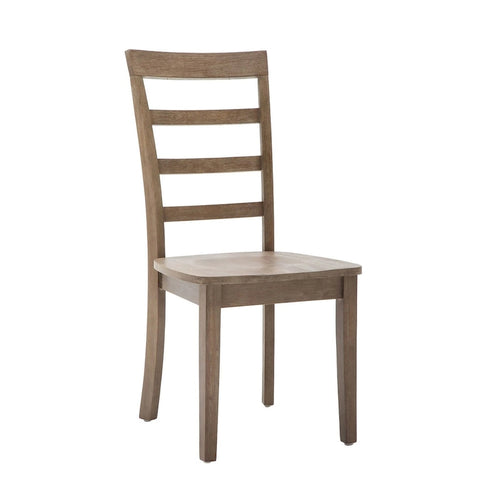 Sedia da pranzo Barnwood Ladderback, set da 2