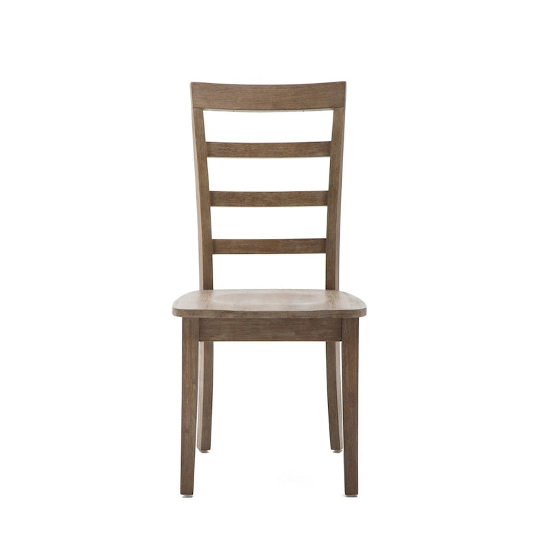 Sedia da pranzo Barnwood Ladderback, set da 2