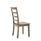 Sedia da pranzo Barnwood Ladderback, set da 2