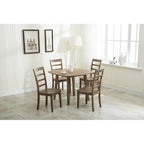 Sedia da pranzo Barnwood Ladderback, set da 2